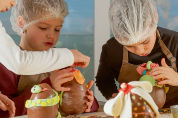 En avril 2025, activités pour les enfants à Champagne (VD)