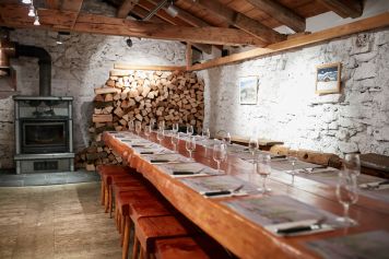 Gîte de montagne et restaurant au-dessus de Villars-Gryon