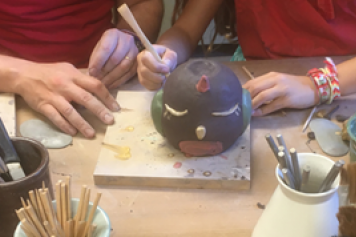 Le 31 octobre 2020, après-midi créatif en famille