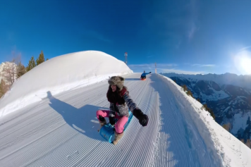 Descente en luge de 6 km au départ de la Breya, en Valais