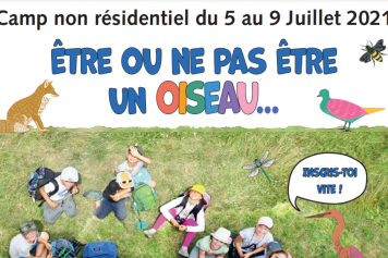 Du 5 au 9 juillet 2021, camp  non résidentiel à La Sauge