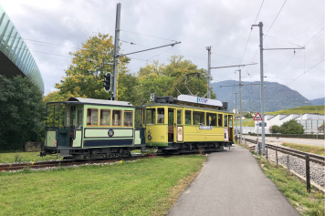 Balade à Neuchâtel et Boudry dans un tram historique