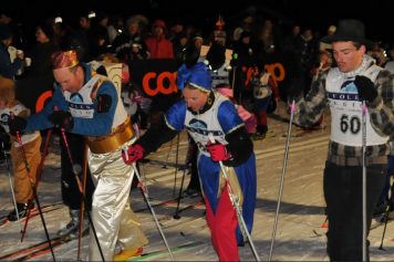 Le 19 février 2022, course de ski de fond déguisée
