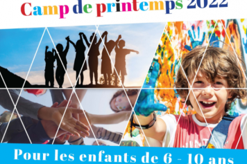 Du 25 au 29 avril 2022, camp de vacances à la carte