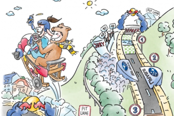 Le 27 août 2023, courses de caisses à savon dans les ruelles bernoises