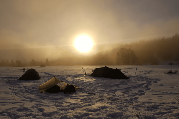 Le 3 février et le 2 mars 2024, nuitées en pleine nature à la montagne