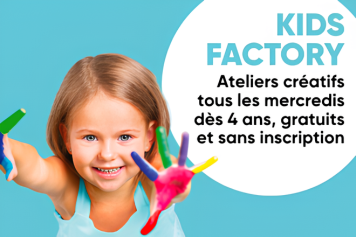 Ateliers créatifs gratuits pour les enfants dès 4 ans à Chavannes, Vevey et Monthey