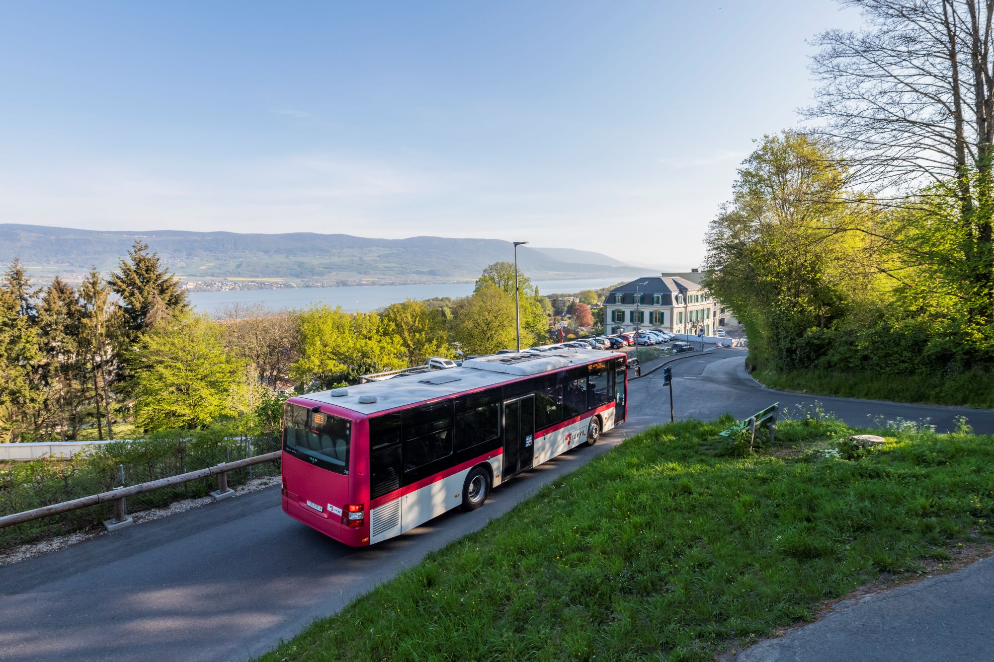 Un bus des Travys à Bellevue.