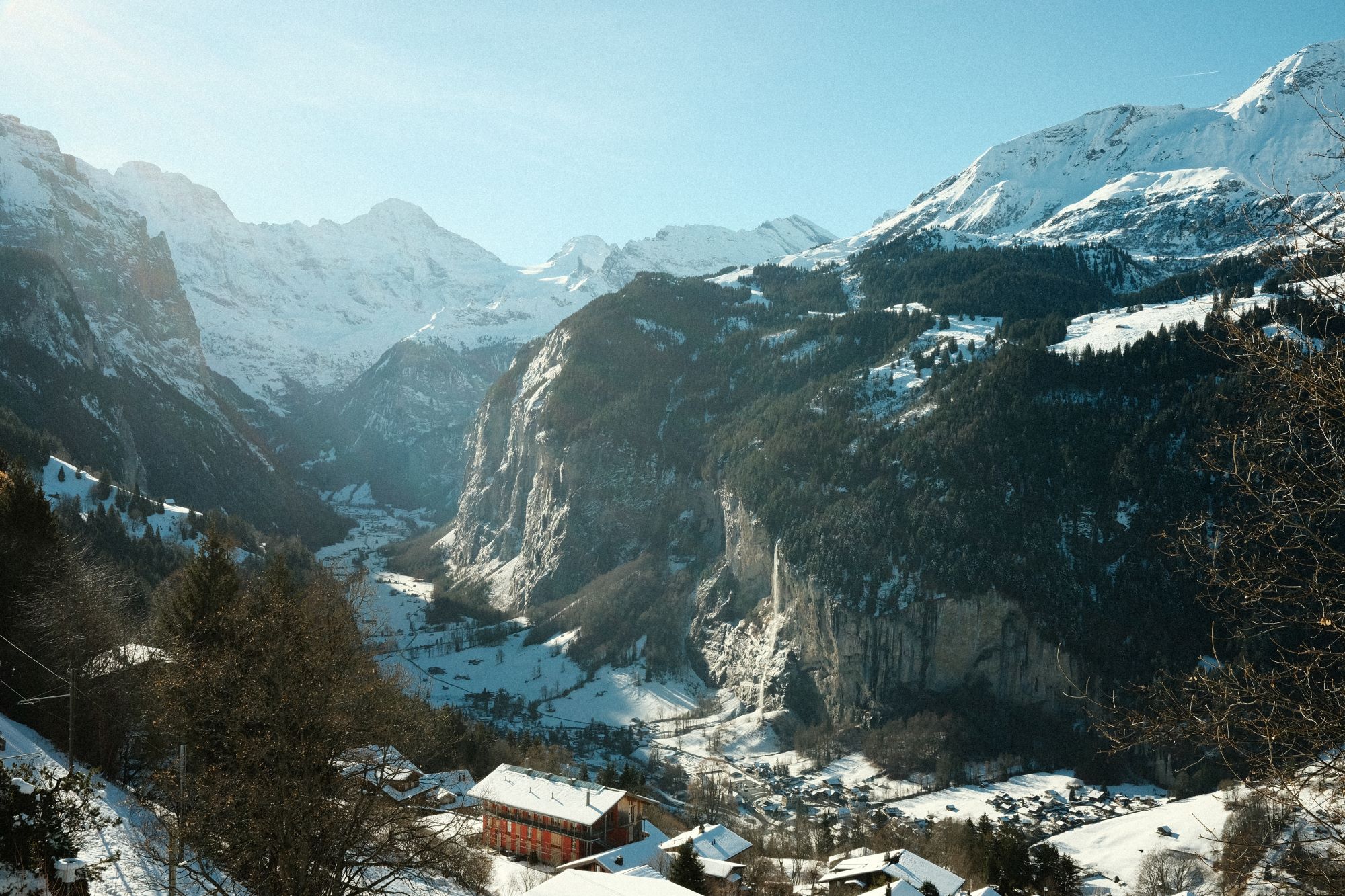 Depuis votre chambre du Grand Hotel Belvedere, tout la vallée s'offre à vous.