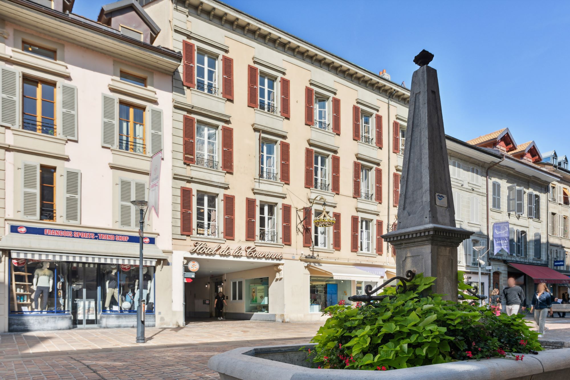 La Couronne a su remettre en valeur un héritage remontant au XVIe siècle.