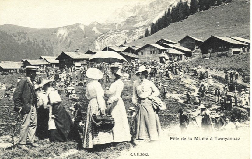 La fête de mi-été à Taveyanne.