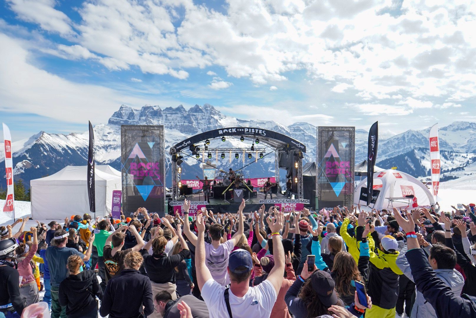 Rock the Pistes festival aux Portes du Soleil