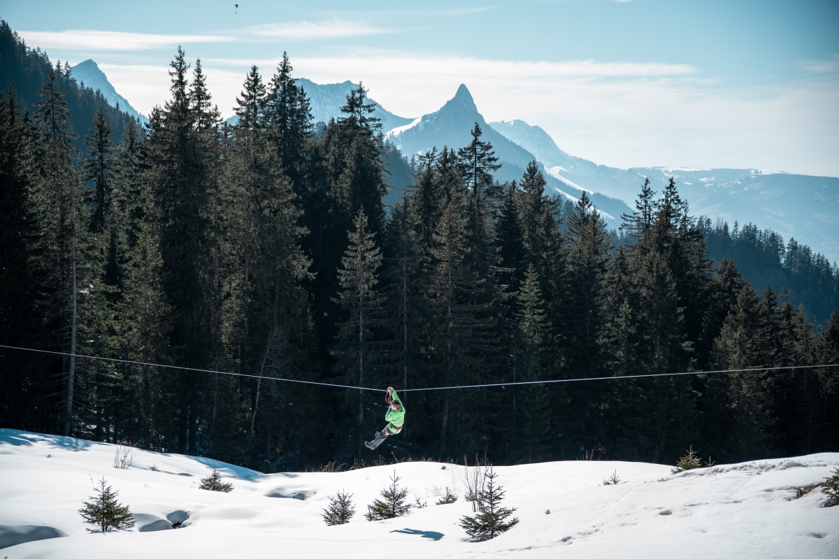 Sensations garanties à la vallée des tyroliennes, à Charmey.