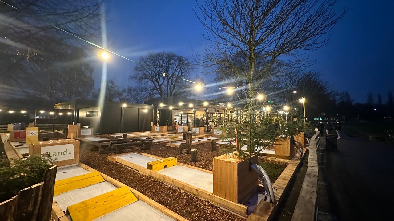 Minigolf Parasol Biene