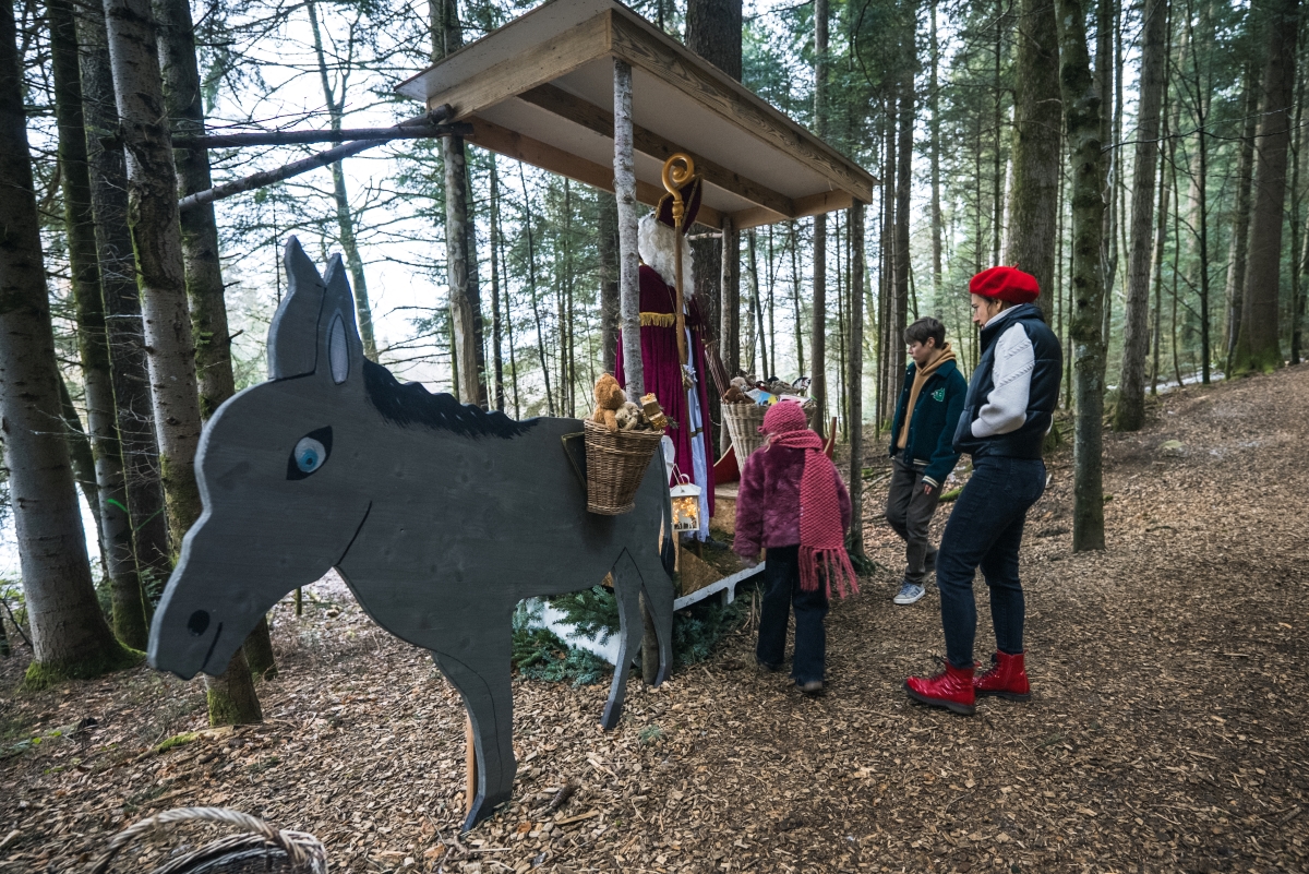 Le sentier ludique à tire d'ailes, aux Paccots