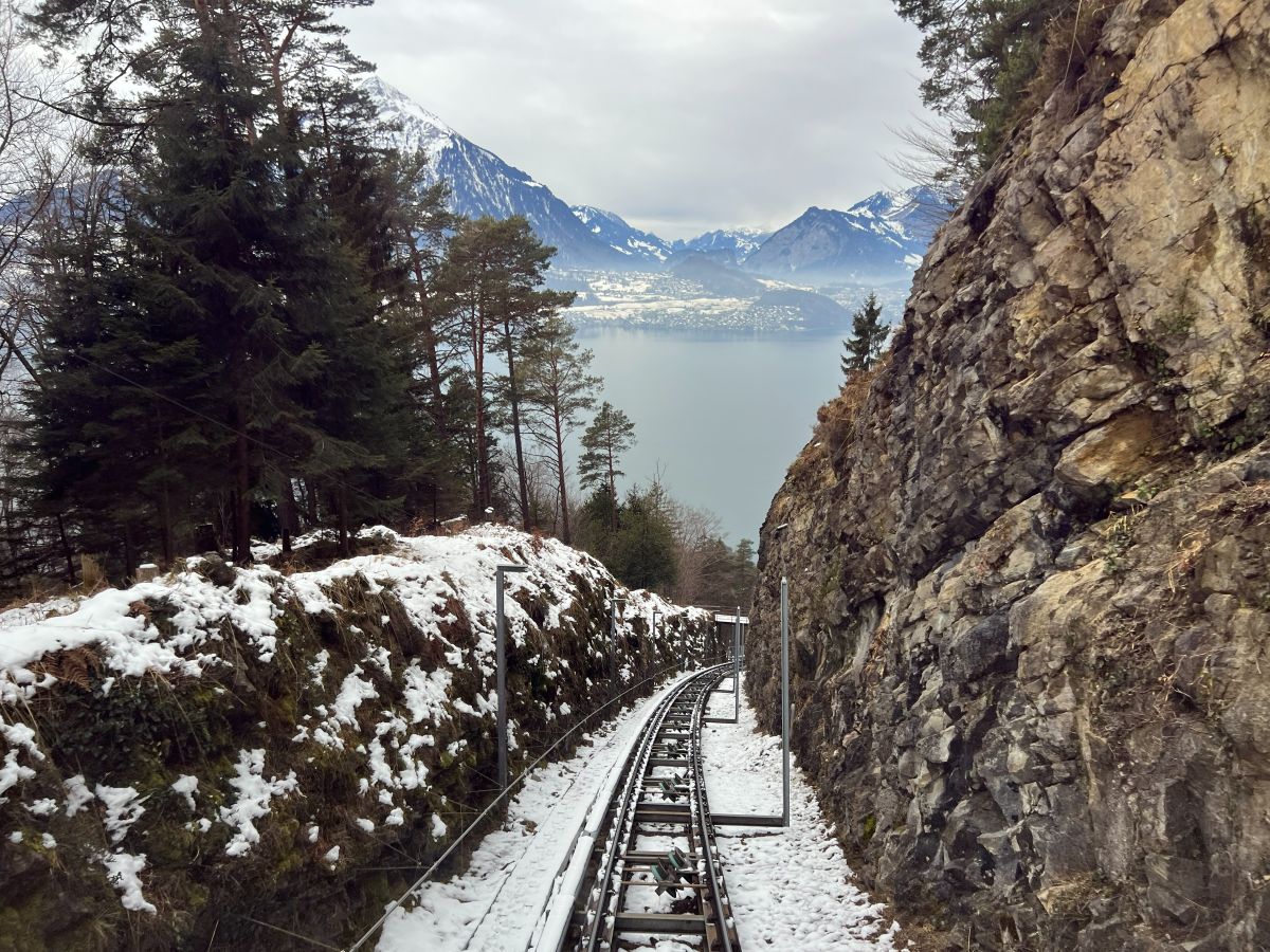 En route vers le sommet du Niederhorn.